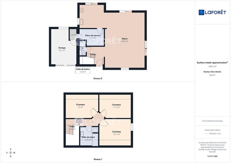 Maison - 93 m² - 4 pièces