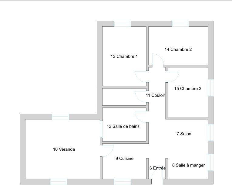Maison - 89 m² - 5 pièces