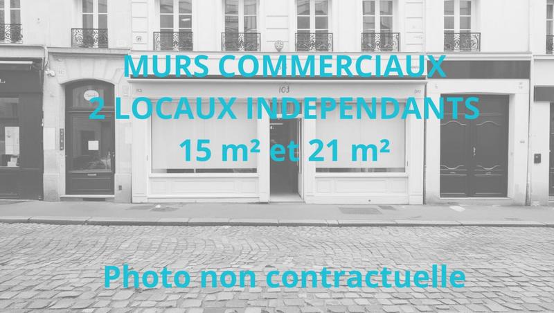 Local commercial - 36 m² - 2 pièces