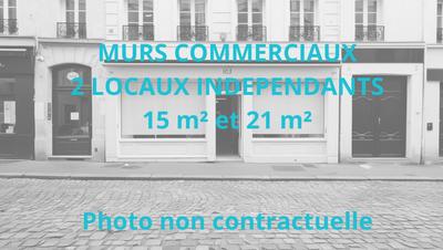 Local commercial - 36 m² - 2 pièces