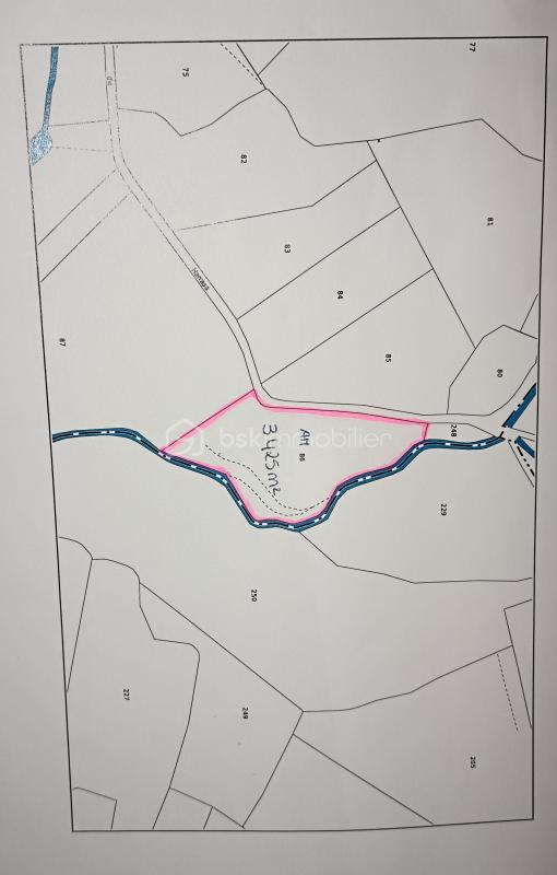 Terrain agricole - 3 425 m²