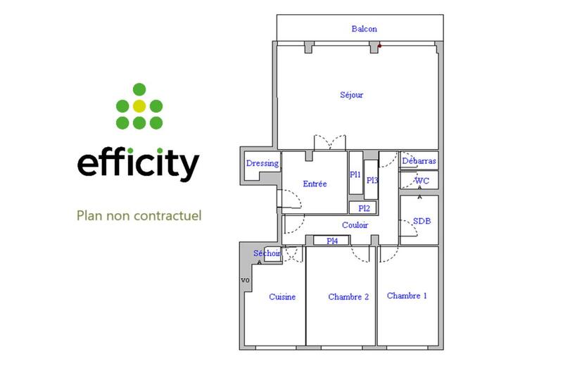 Appartement - 93 m² - 4 pièces