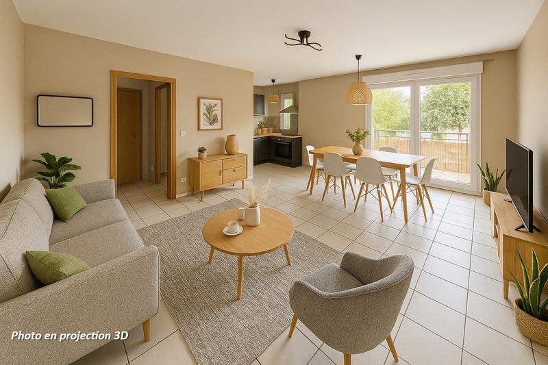 Appartement - 70 m² - 3 pièces