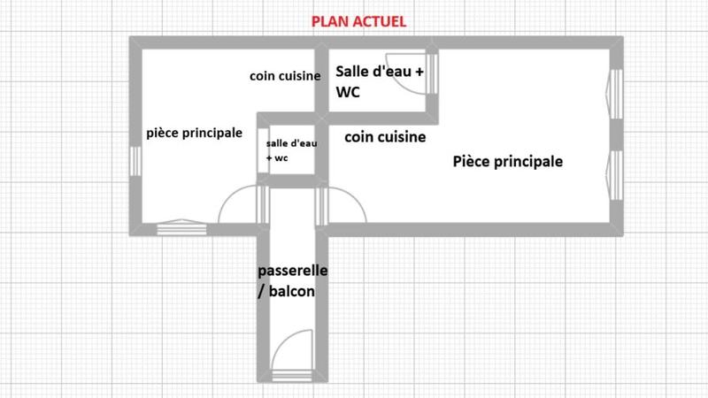 Appartement - 30 m² - 1 pièce