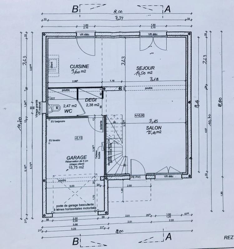 Maison - 90 m² - 5 pièces