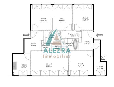 Appartement - 109 m² - 6 pièces