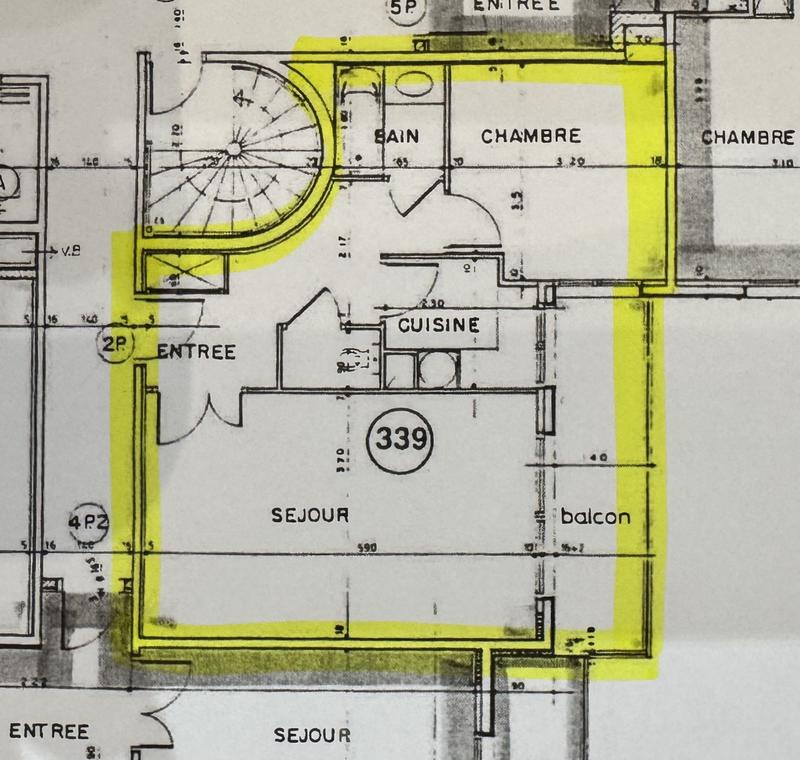 Appartement - 48 m² - 2 pièces