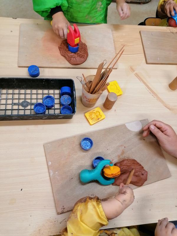 Atelier l'argile des tout-petits - éveil à la matière