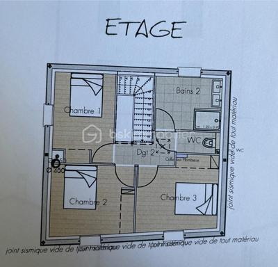 Maison de ville - 92 m² - 5 pièces