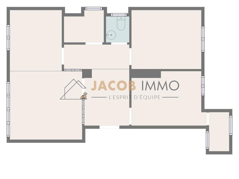 Local commercial - 59 m² - 3 pièces