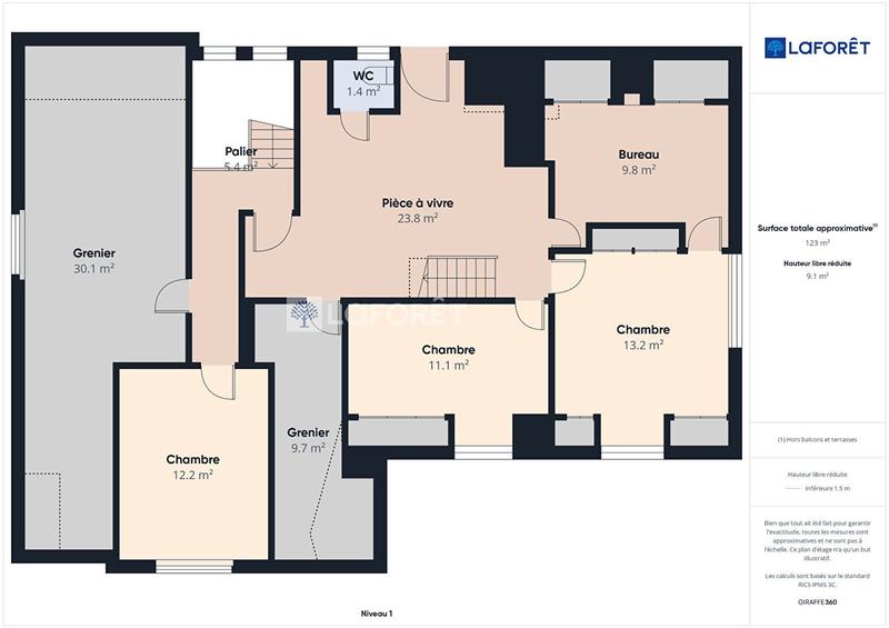 Maison - 204 m² - 8 pièces