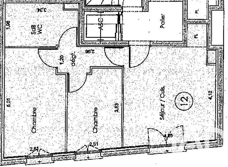 Appartement - 48 m² - 3 pièces