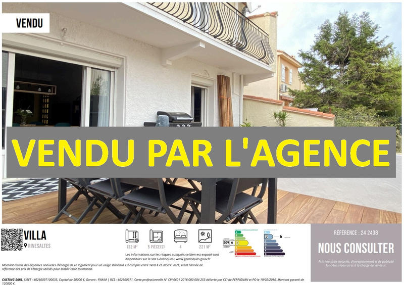 Villa - 132 m² - 5 pièces