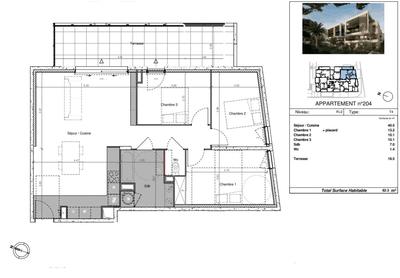 Appartement - 81 m² - 4 pièces