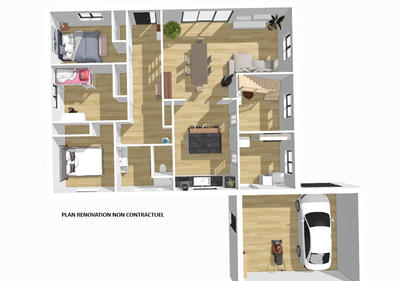 Maison - 120 m² - 5 pièces