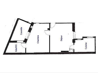 Appartement - 33 m² - 2 pièces