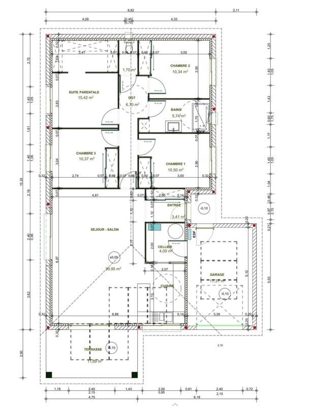 Maison - 125 m² - 5 pièces