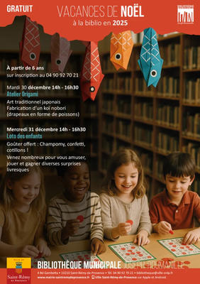 Vacances de Noël à la Bibliothèque