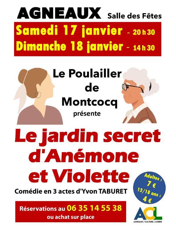 « le jardin secret d'Anémone et Violette » par le Poulailler de Montcocq