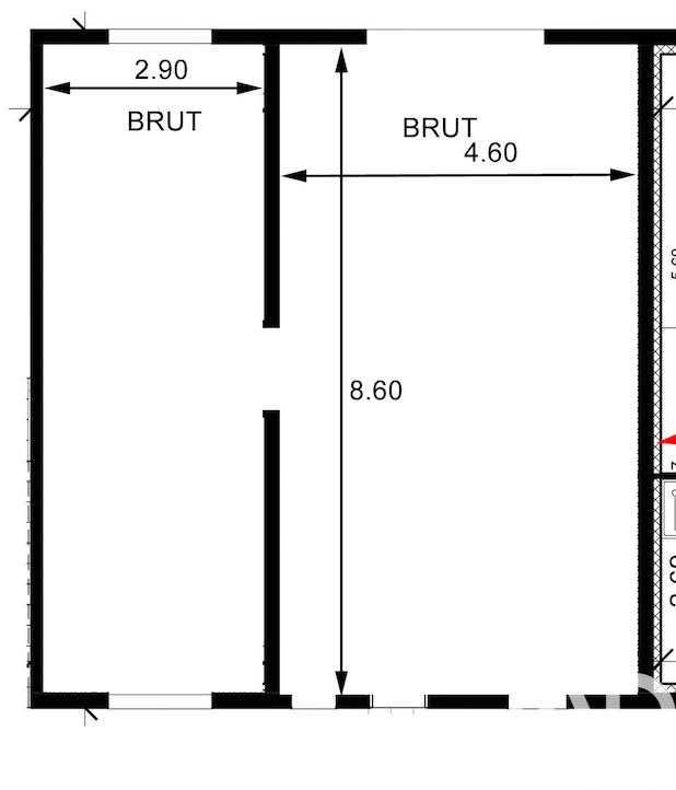 Appartement - 62 m² - 3 pièces