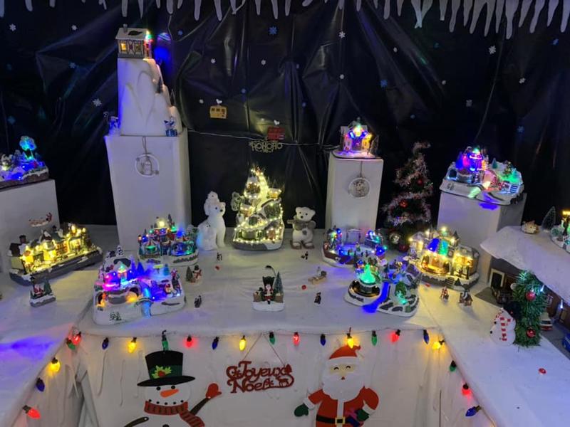 Maison avec son décor magique