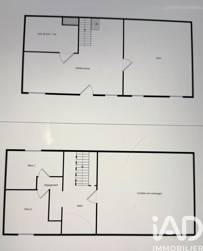 Maison - 70 m² - 3 pièces