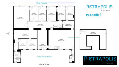 Bureau - 262 m² - 10 pièces