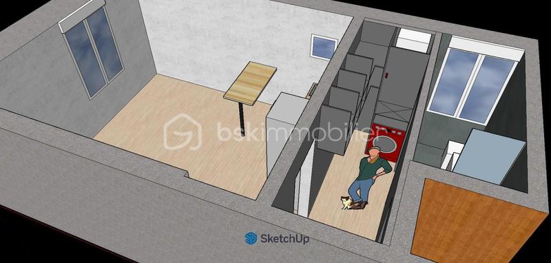 Studio - 26 m² - 1 pièce