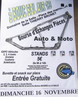 Bourse d'échanges pièces auto moto