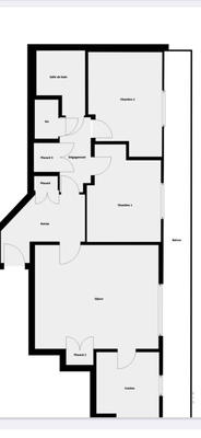 Appartement - 62 m² - 3 pièces