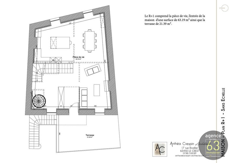 Maison ancienne - 180 m² - 5 pièces