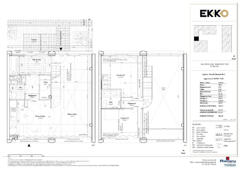 Appartement - 73 m² - 3 pièces