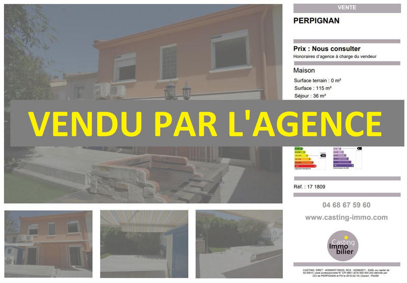 Maison - 115 m² - 5 pièces