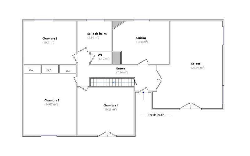 Maison - 87 m² - 4 pièces