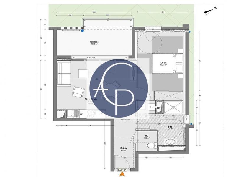 Appartement - 46 m² - 2 pièces