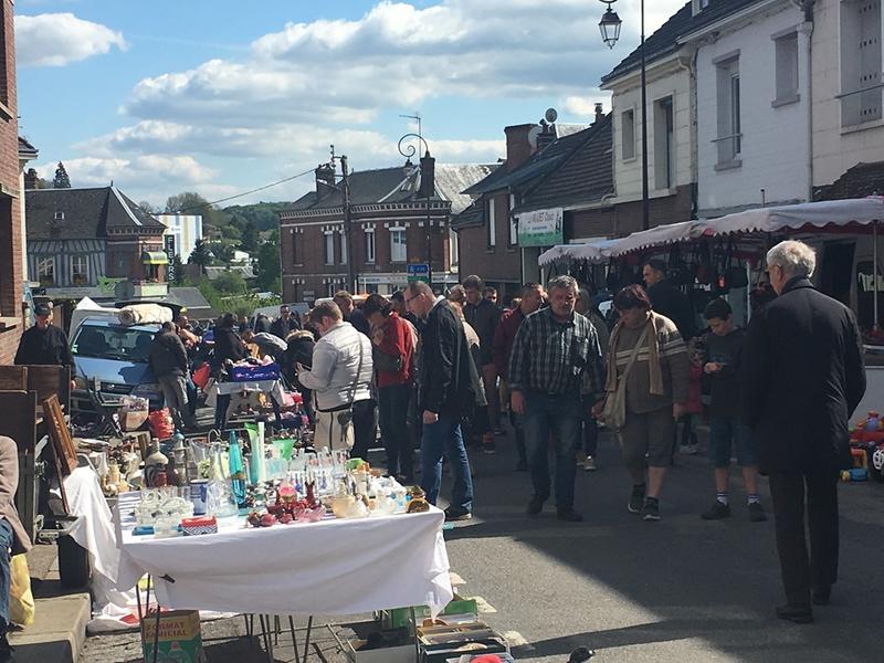 Braderie des commerçants à Aumale