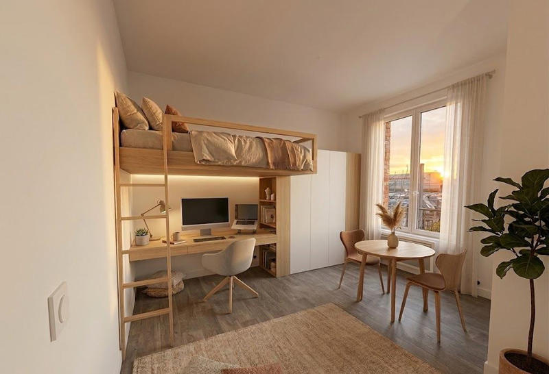 Appartement - 24 m² - 1 pièce