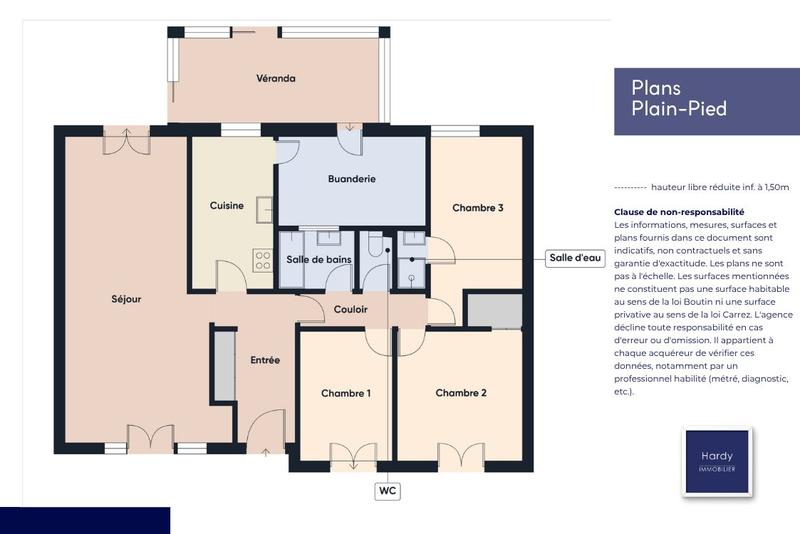 Maison - 96 m² - 4 pièces