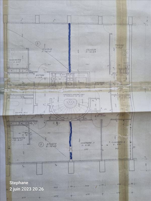 Appartement - 55 m² - 3 pièces