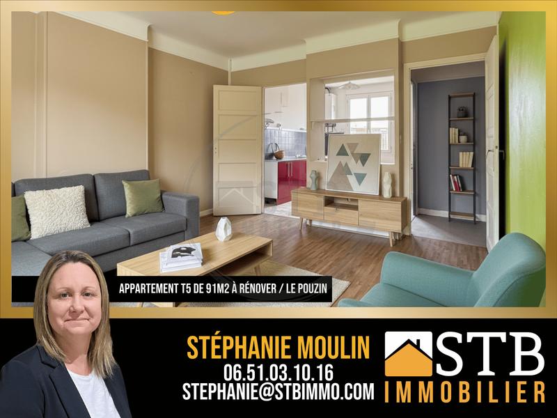 Appartement - 91 m² - 5 pièces