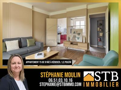 Appartement - 91 m² - 5 pièces