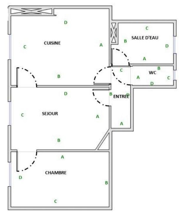 Appartement - 40 m² - 2 pièces