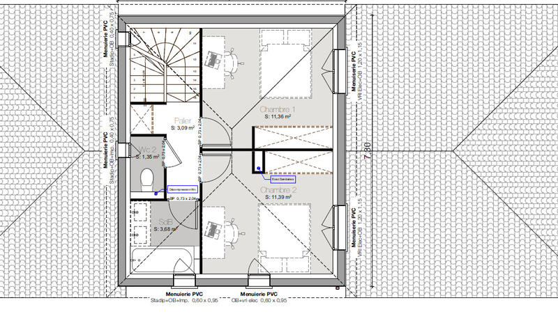 Maison - 111 m² - 6 pièces