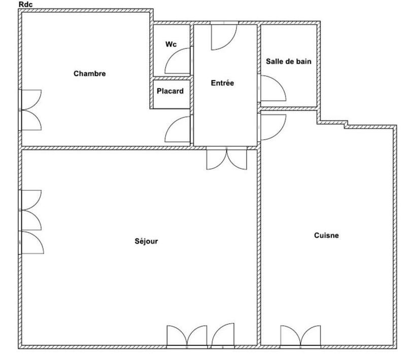 Bureau - 56 m² - 2 pièces