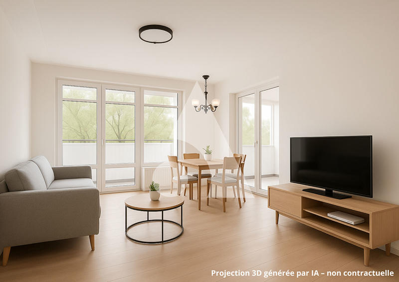 Appartement - 90 m² - 4 pièces