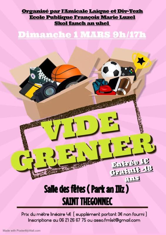 Vide grenier de l'école françois marie luzel