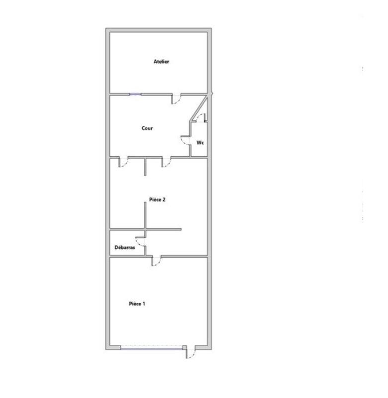 Local commercial - 90 m² - 4 pièces