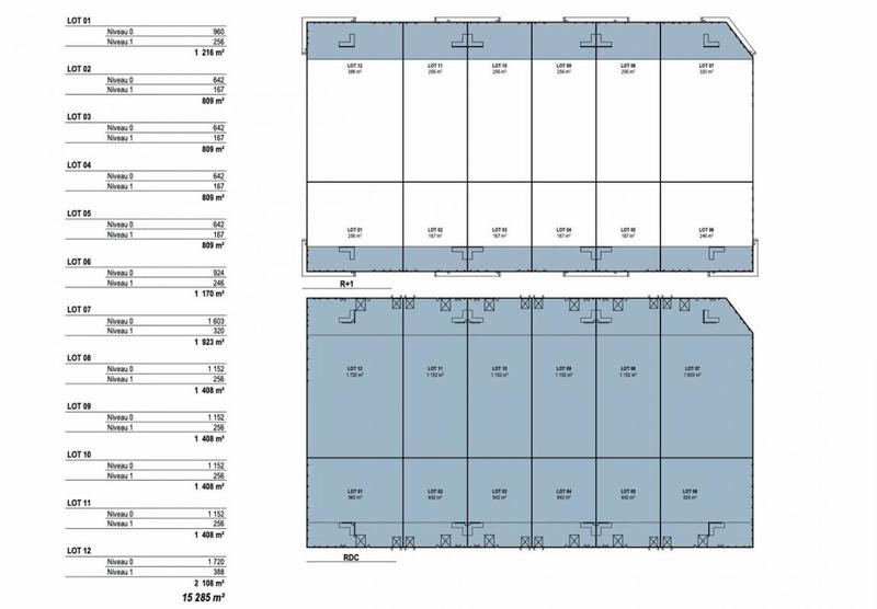 Local d'activité / Entrepôt - 15 250 m²