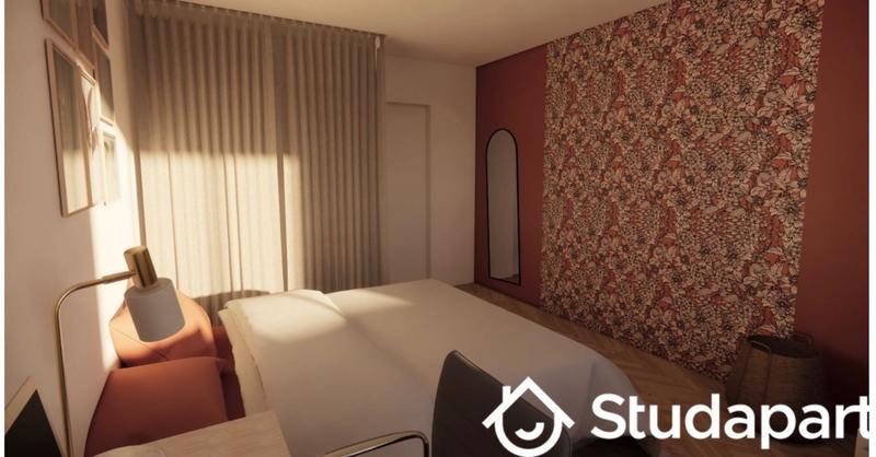 Chambre - 14 m² - 1 pièce