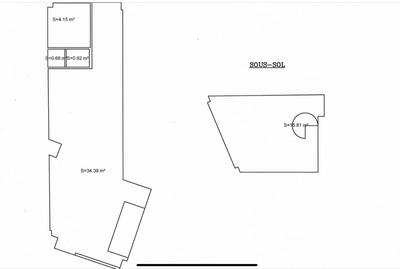 Local commercial - 58 m² - 2 pièces